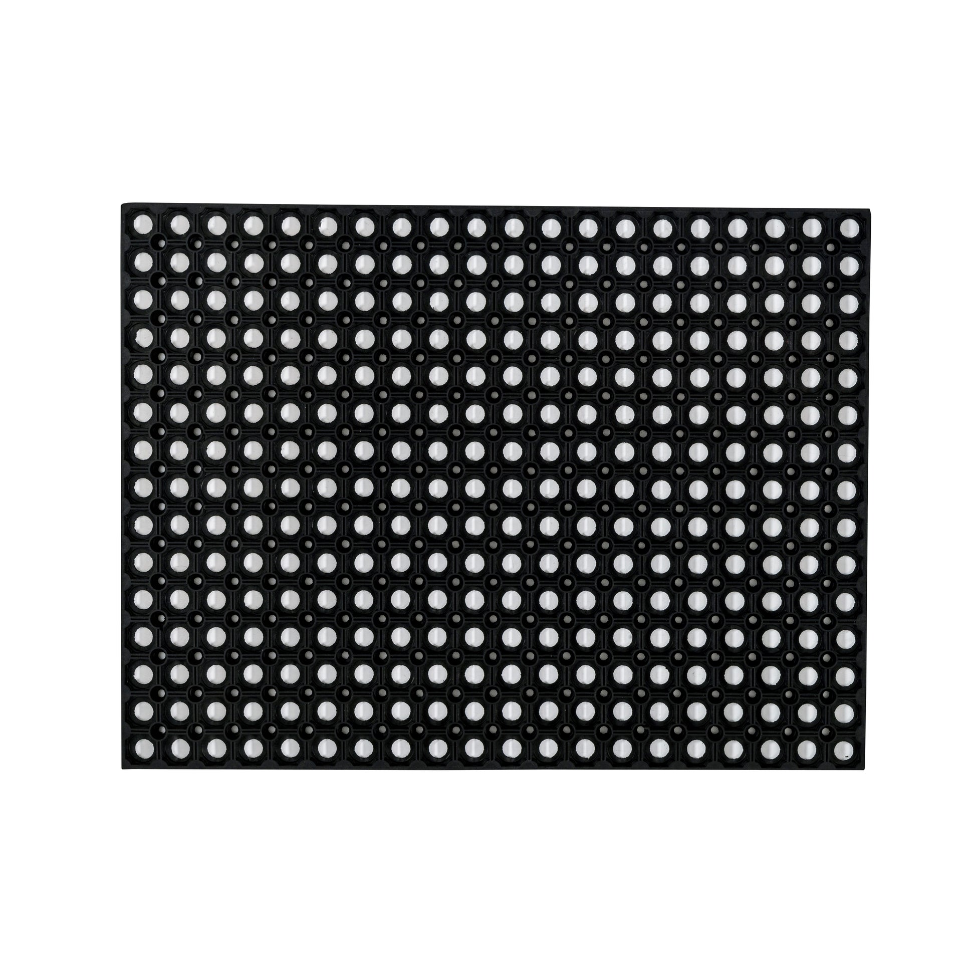 The Hometex All Seasons Outdoor Entrance Mat against a white background, showing its honeycomb design