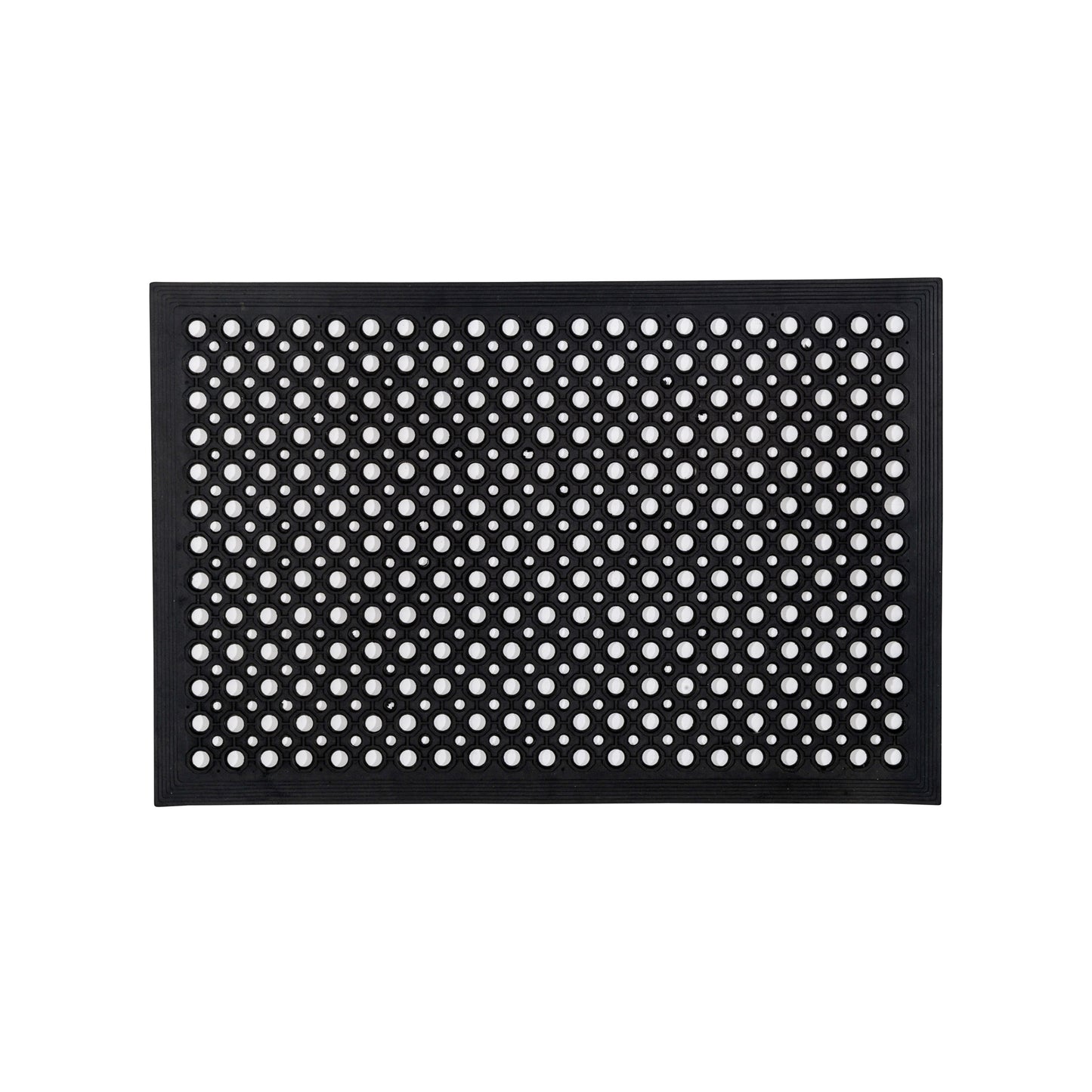 Hometex Solutions All Weather Outdoor Entrance Mat - Black