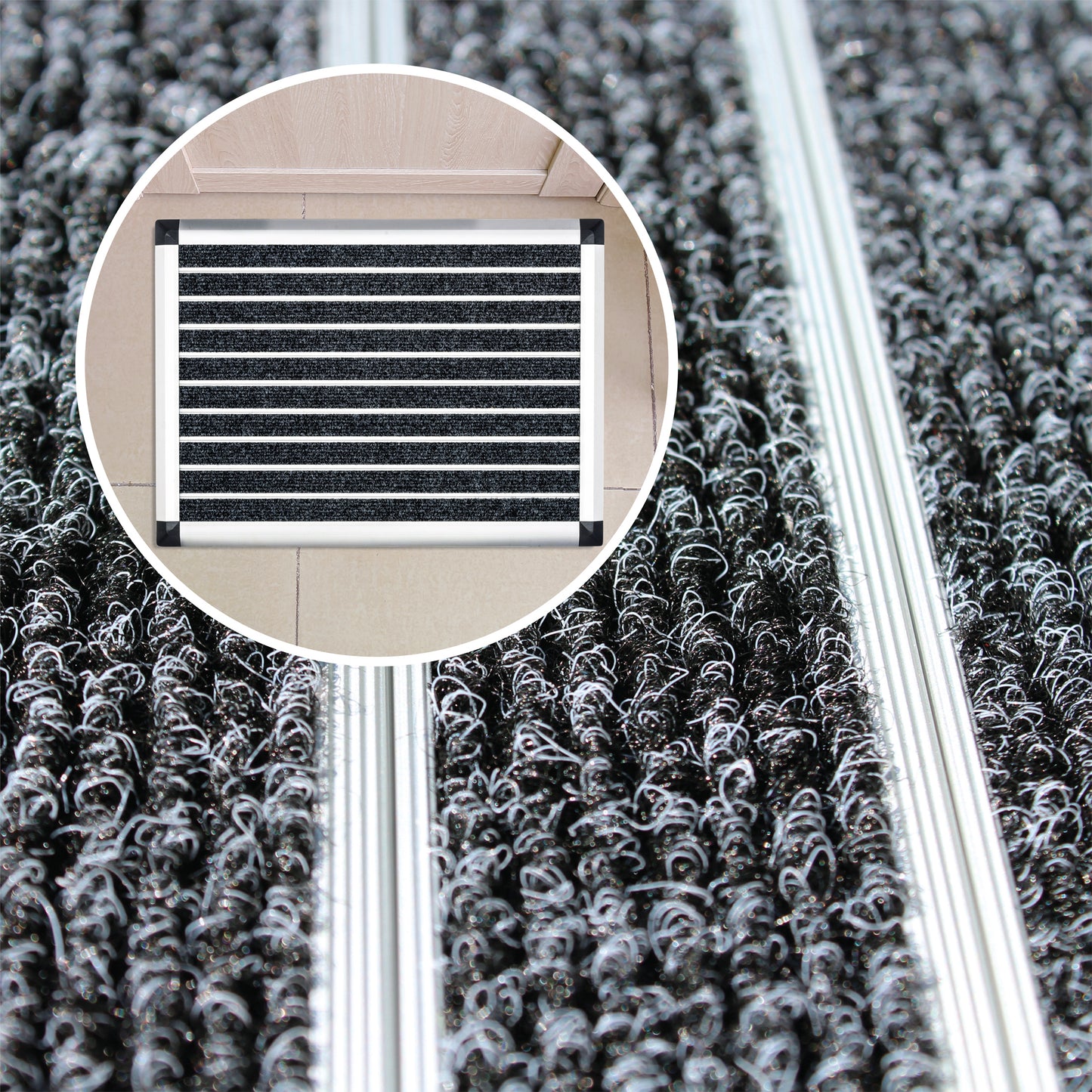 Hometex Solutions Premium Aluminium Indoor Entrance Mat