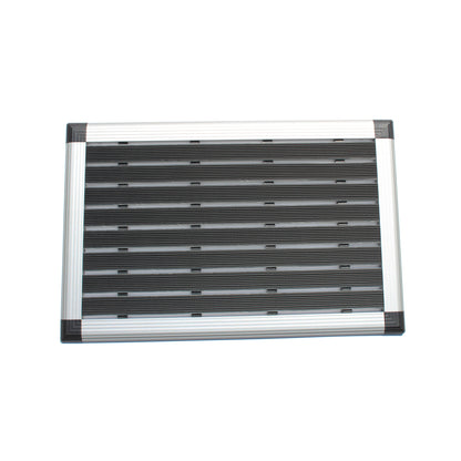 Hometex Premium Aluminium Entrance Mat for outdoor use, displayed on white background