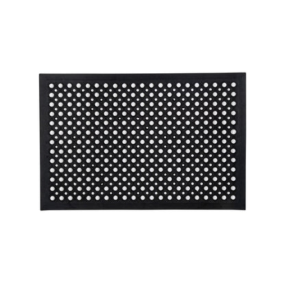 All Weather Outdoor Entrance Mat featuring durable honeycomb pattern, isolated on white background