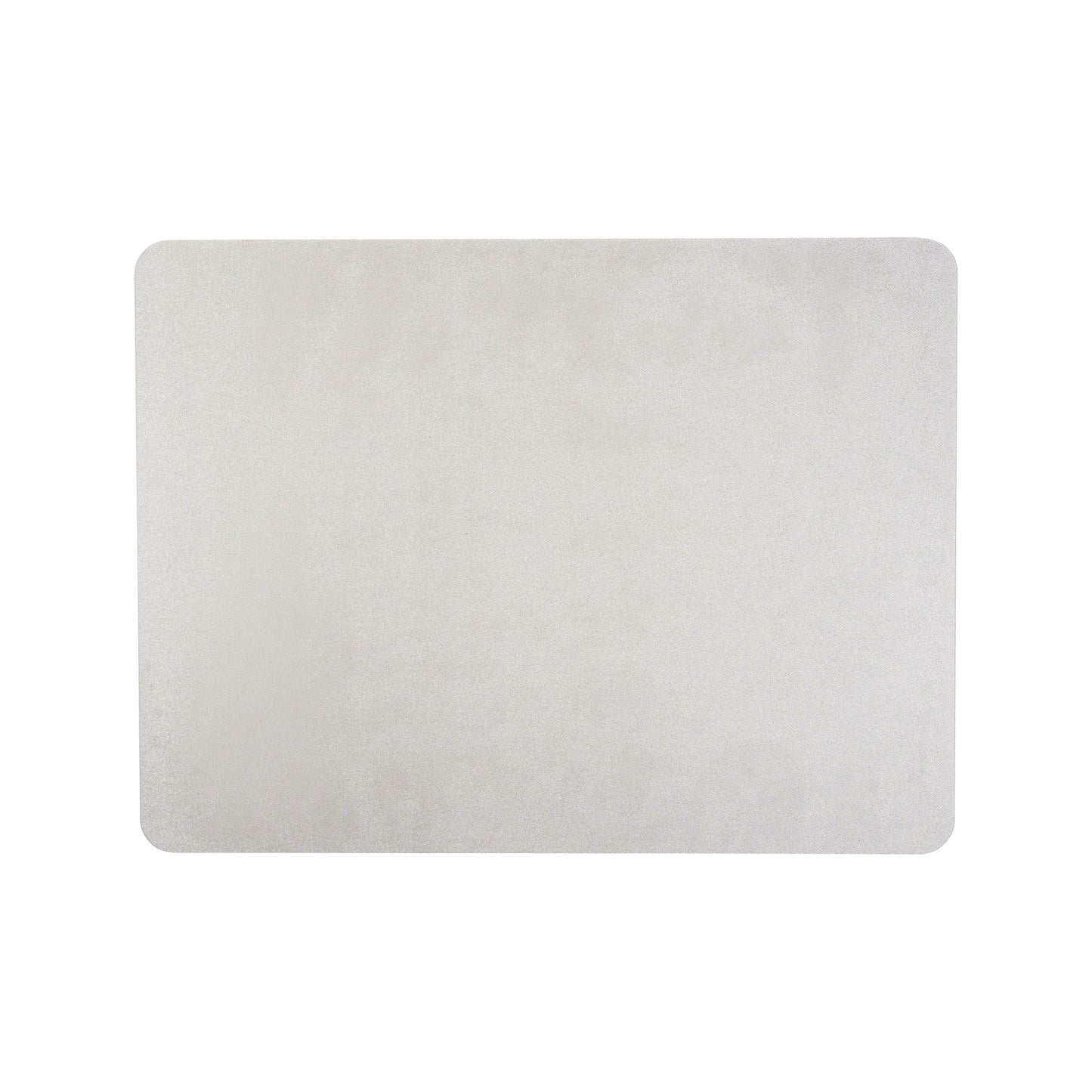 Rectangular clear chair mat on a white background